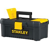 Essential<sup>®</sup> Tool Box with Tray, 12-1/2" W x 7-3/8" D x 5-1/8" H, Black/Yellow TER083 | Meunier Outillage Industriel