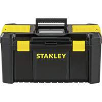 Essential<sup>®</sup> Tool Box with Tray, 19" W x 9-7/8" D x 9-3/4" H, Black/Yellow TER086 | Meunier Outillage Industriel