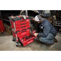Boîte &agrave; outils avec 2 tiroirs Packout, 16-1/3" x 14-1/3" x 22-1/5", Rouge Meunier Outillage Industriel