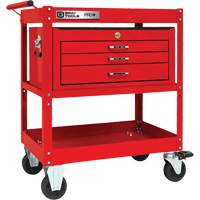 PRO+ Series Heavy-Duty Utility Cart with Intermediate Chest, 2 Tiers, 30-1/5" x 38-1/3" x 19-1/2" TER131 | Meunier Outillage Industriel