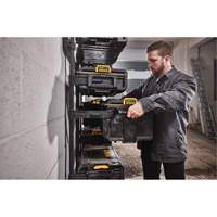 Grande boîte &agrave; outils ToughSystem 2.0, 21-3/4" x 14-3/4" x 12-3/8", Noir Meunier Outillage Industriel