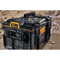 Grande boîte &agrave; outils ToughSystem 2.0, 21-3/4" x 14-3/4" x 12-3/8", Noir Meunier Outillage Industriel