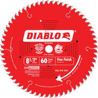 Contractor Saw Blades - Fine Finishing Saw Blades, 8-1/2", 60 Teeth, Wood Use Meunier Outillage Industriel