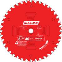 Contractor Saw Blades - Finishing Saw Blades, 8-1/4", 40 Teeth, Wood Use Meunier Outillage Industriel