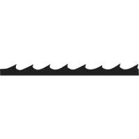 12 lames de scie &agrave; chantourner &agrave; dents libres, Coupe spirale, 0,045" la x 5" lo, 14 dents par pouce Meunier Outillage Industriel
