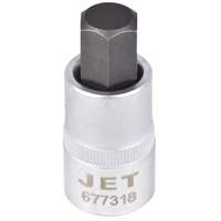 Bit Socket, Hex, 1/2" x 2" L, 1/2" Drive Meunier Outillage Industriel