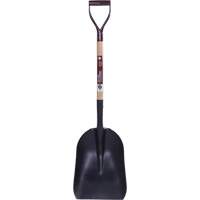 Grain & Coal Scoop Shovel, Wood, Tempered Steel Blade, D-Grip Handle TFX719 | Meunier Outillage Industriel