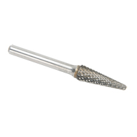 CLEVELAND Solid Carbide Burrs - Taper Shape Radius End 14°, 1/4" Shank Meunier Outillage Industriel
