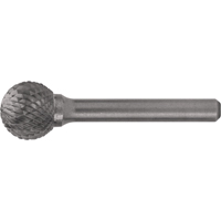 CLEVELAND Solid Carbide Burrs - Ball Shape, 1/8" Dia., 1/8" Shank Meunier Outillage Industriel
