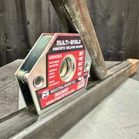 Magnetic Welding Squares, 4-3/8" L x 3/4" W x 3" H, 55 lbs. Meunier Outillage Industriel