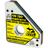 Magnetic Welding Squares, 3-3/4" L x 3/4" W x 4-3/8" H, 75 lbs. Meunier Outillage Industriel