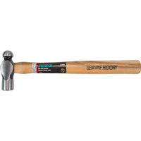 Ball Pein Hammer, 8 oz. Head Weight, Plain Face, Wood Handle Meunier Outillage Industriel