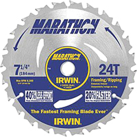 Contractor Saw Blades - Marathon<sup>®</sup> Saw Blades, 7-1/4", 24 Teeth TK657 | Meunier Outillage Industriel
