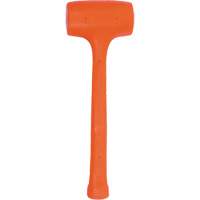 Compo-Cast<sup>®</sup> Soft-Face Hammer, 42 oz. Head Weight, Plain Face, Cushion/Solid Steel Handle, 4-3/8" L TL332 | Meunier Outillage Industriel