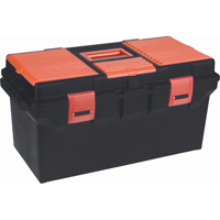 Plastic Tool Box, 22" W x 11" D x 10-1/2" H, Black Meunier Outillage Industriel
