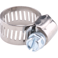 Hose Clamps - Stainless Steel Band & Zinc Plated Screw, Min Dia. 1-5/8", Max Dia. 3-1/2" TLY202 | Meunier Outillage Industriel