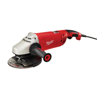 Meuleuse &agrave; grand angle sans blocage avec prise &agrave; g&acirc;chette, 7"/9", 120 V, 15 A, 6000 Tr/min Meunier Outillage Industriel