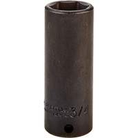 Douille, Chocs, 3/4", Prise 3/8", 6 pans, Profond Meunier Outillage Industriel