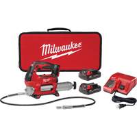 M18 Cordless 2-Speed Grease Gun Kit, Lithium-Ion, 18 V Meunier Outillage Industriel
