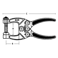 Plier Hold-Down Clamps - 424 Series TN097 | Meunier Outillage Industriel