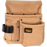 Demi-Tablier De Menuisier, Porte-outil multiple, Cuir, 4 Poches Meunier Outillage Industriel