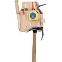 Poche pour outils de travail des cloisons s&egrave;ches, Porte-outil, Cuir, 7 Poches Meunier Outillage Industriel