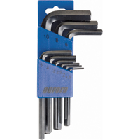 Hex Key Pouch Set, 9 Pcs., Metric Meunier Outillage Industriel