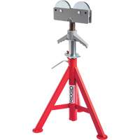 Support de tuyau pour rouleau baiss&eacute; no RJ-98, 59-104 cm R&eacute;glage de la hauteur, 12" Capacit&eacute; max. de tuyau, 1000 lb Capacit&eacute; de charge max. Meunier Outillage Industriel