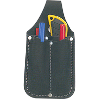 Utility Pouch, Knife Holder, Leather, 3 Pockets Meunier Outillage Industriel