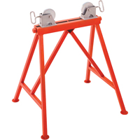 Support ajustable no AR99 a/rouleau en acier, 36" Capacit&eacute; max. de tuyau, 2500 lb Capacit&eacute; de charge max. Meunier Outillage Industriel