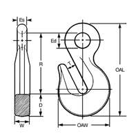 Cam-Alloy&reg; Eye Grab Hook Meunier Outillage Industriel