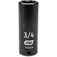 Douille SAE, Chocs, 3/4", Prise 1/2", 6 pans, Profond Meunier Outillage Industriel