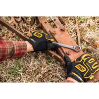 Jeu de cl&eacute;s &agrave; cliquet &agrave; 12 pans et 72 dents, Combinaison, 5 morceaux, M&eacute;trique Meunier Outillage Industriel