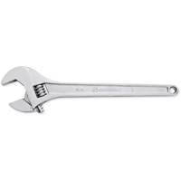 Adjustable Tapered Handle Wrench - Carded, 15" L, 1-11/16"/43 mm Max Width, Chrome/Polished Meunier Outillage Industriel