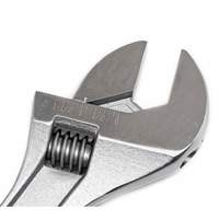 Adjustable Tapered Handle Wrench - Carded, 18" L, 2-1/16"/53 mm Max Width, Chrome/Polished Meunier Outillage Industriel