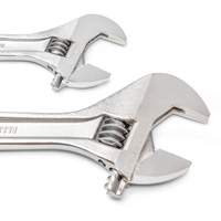 Wrench Set, Adjustable, 2 Pieces, Imperial and Metric Meunier Outillage Industriel