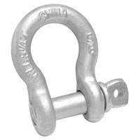Anchor Shackle, 1/4", Screw Pin, Hot Dip Galvanized TTB835 | Meunier Outillage Industriel