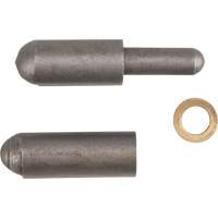 Weld-On Hinge, 0.315" Dia. x 1.575" L, Mild Steel w/Fixed Steel Pin TTV433 | Meunier Outillage Industriel