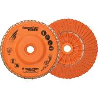 Enduro-Flex Turbo Flap Disc, 4-1/2" x 5/8"-11, Type 27S, 80 Grit, Ceramic Meunier Outillage Industriel