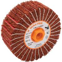 Tambours turbo Two-In-One, 4-1/2" dia. x 2" la, 5/8"-11 Arbre, Grain 60 Meunier Outillage Industriel