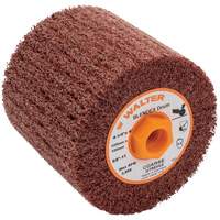 Tambour de conditionnement de surface Blendex ALLSTEEL, 4-1/4" dia. x 4" la, 5/8"-11 Arbre, Grain Cors&eacute; Meunier Outillage Industriel
