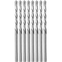 8-Piece Guidepoint Spiral Saw Bit with 1/8" Diameter, 1/8", 3/4" Flute Meunier Outillage Industriel
