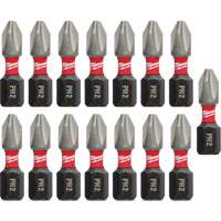 Forets &agrave; chocs Shockwave, Phillips, #2, Prise 1/4" Meunier Outillage Industriel
