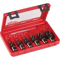 Annular Cutter Drill Bit Set, 6 Pieces, High Speed Steel Meunier Outillage Industriel