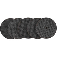 Meules &agrave; tronçonner renforc&eacute;es, 1-1/2" x 0,045", Arbre de Aucune, Type 1, Oxyde d'aluminium, 40000 Tr/min Meunier Outillage Industriel