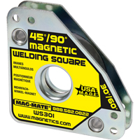 Magnetic Welding Squares, 7-5/8" L x 3/4" W x 3-3/4" H, 60 lbs. Meunier Outillage Industriel