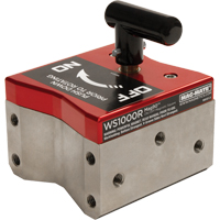 Mag90 On/Off Magnetic Squares, 4-1/4" L x 4" W x 4-3/4" H, 1000 lbs. Meunier Outillage Industriel