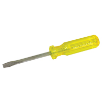 Tournevis fendu, 1/4", 8-1/4" lo, Prise Plastique Meunier Outillage Industriel