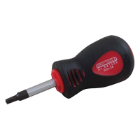 Square Recess Screwdriver, #0 Tip, Round, 4" L, Cushion Grip Handle Meunier Outillage Industriel