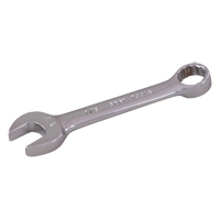 Cl&eacute; mixte courte, 12 pans, 6 mm, Fini Chrome Meunier Outillage Industriel